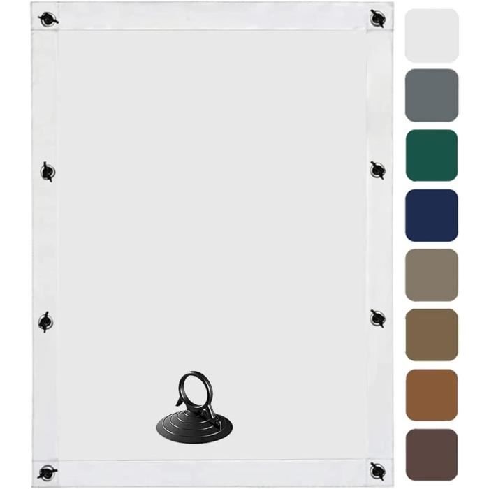 Store Fenêtre Occultant à Ventouses – Sans Perçage, PVC Haute Densité – Protection UV, Isolation Thermique, Vie Privée – Pour Maison, Bureau, Voiture