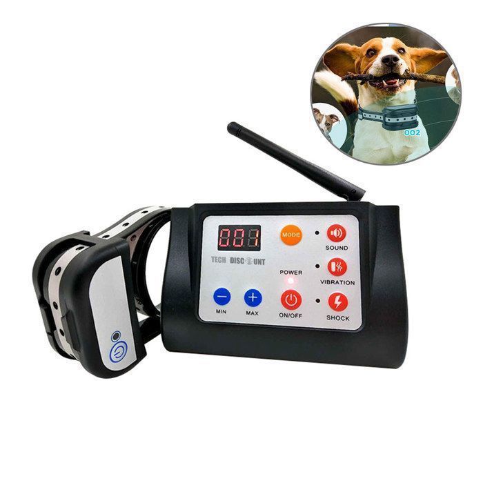 Meilleurs prix pour TD® Clôture électronique pour animaux de compagnie Dispositif de dressage  chiens deux-en-un Bouchon anti-aboiement Clôture