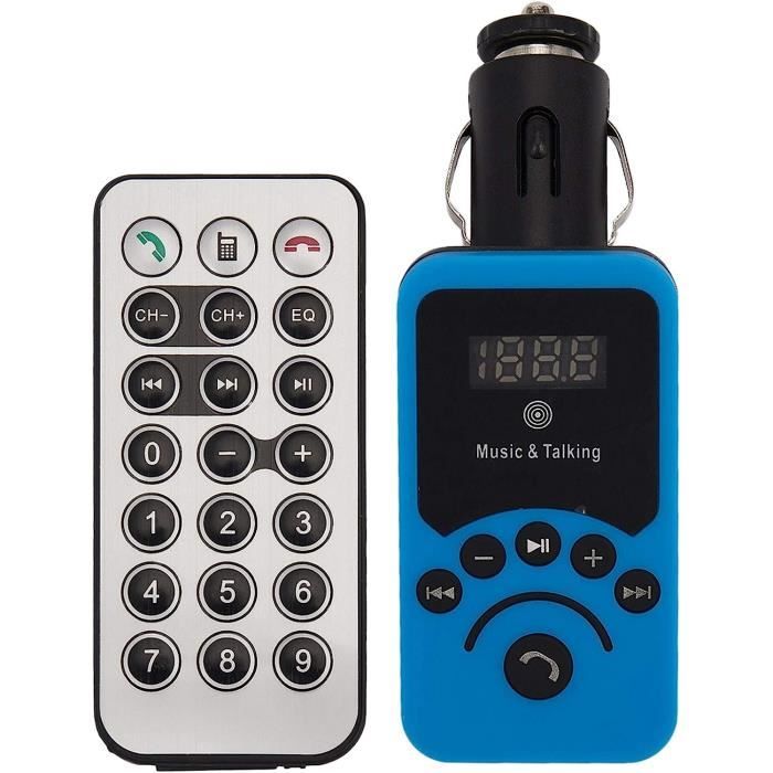 Nouvelle Mini Voiture Mp3 Bluetooth Mains Voiture Kit Transmetteur Fm Avec  Telecommande, 3.1A Usb Chargeur Avec Smartphone(Bl[H587] - Cdiscount Auto