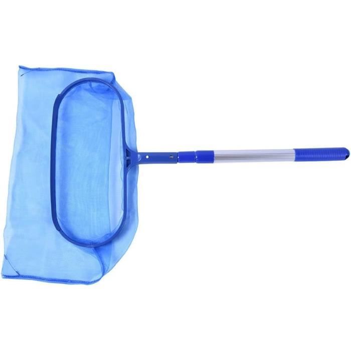 VGEBY Épuisette De Surface Pour Piscine Avec Manche Télescopique En Filet Fin Pour Feuilles