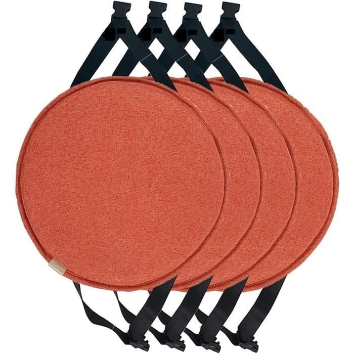 Coussins De Siège Carrés Antidérapants 30x30 Cm – Lot 2 Pcs – Confort Chaise Bureau Jardin Bar