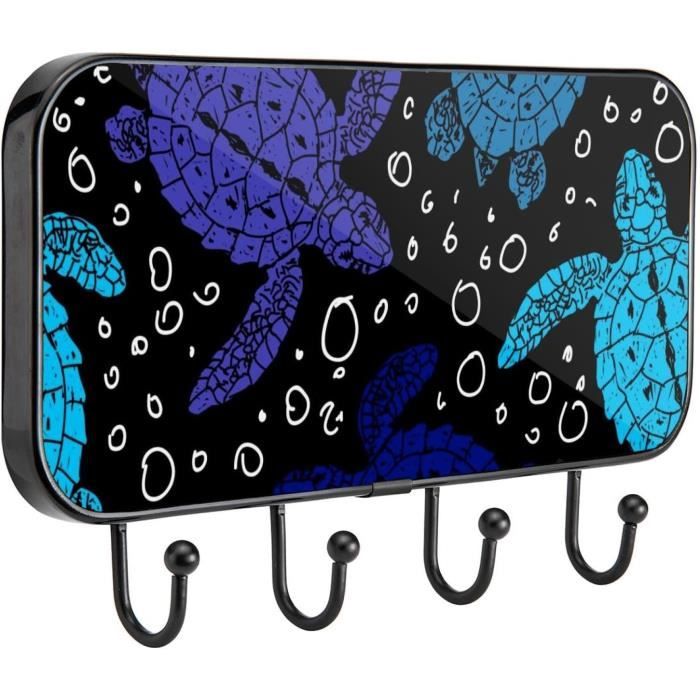 Porte-manteau Mural En Bois Style Bord De Mer – 3 Crochets – Décoration Bretonne