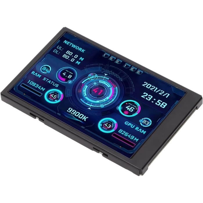 Mini Ecran Usb Mini Écran Ips Usb 3,5 Pouces, Moniteur De Données Aida64 Pc Cpu Ram ...