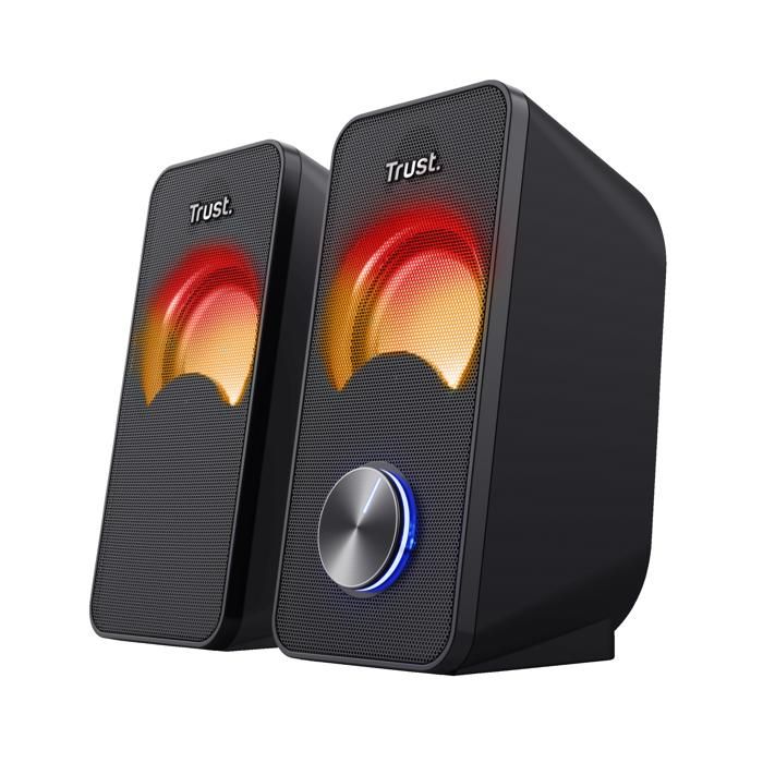 Enceintes PC Trust Arys 23120 – 2.0, 12 W, RGB, USB - vue 7