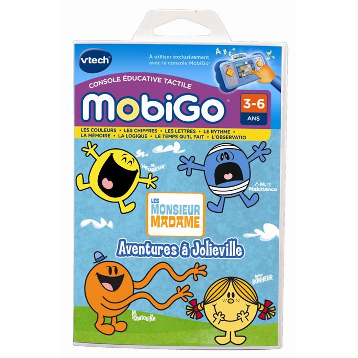 VTECH Jeu Mobigo Les monsieur Madame