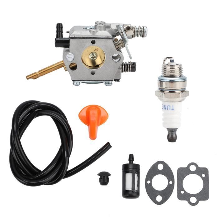 Kit Carburateur + Filtre + Bougie Pour Débroussailleuse Stihl FS48 FS52 FS66 FS81 FS88 FS106 - Compatible Walbro WT-45-1 - 12