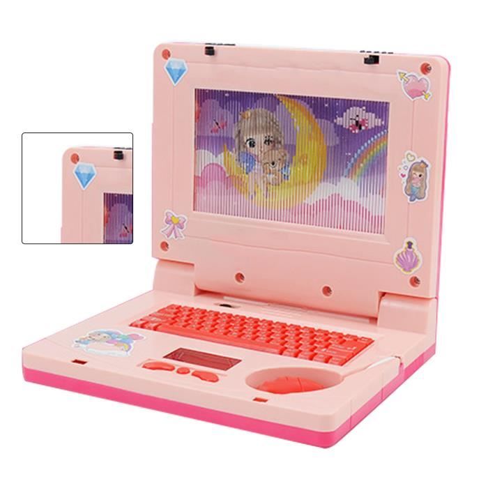 Ordinateur Portable Éducatif Enfants Srliya - Jouet LED Musique Simulation Avec Souris, Développement Cognitif