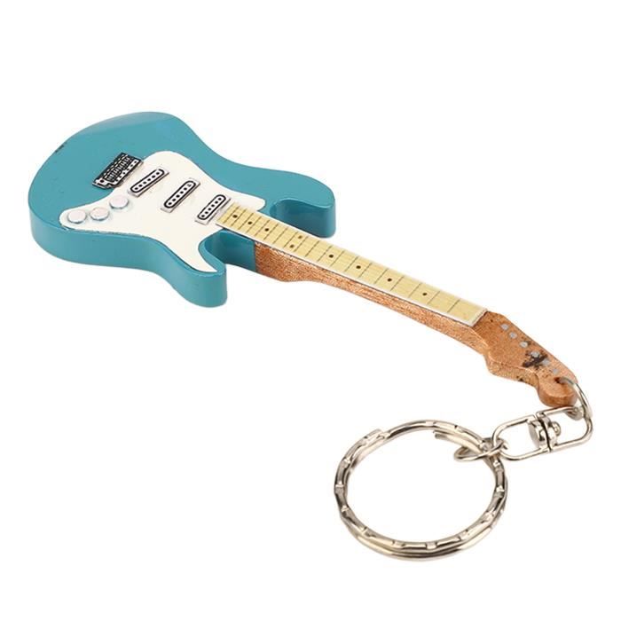 Cadeau Porte-Clés Guitare Porte-Clés Guitare Portable Mignon Mini