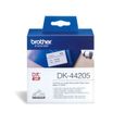 Ruban papier amovible Brother P-TOUCH DK-44205 - 62x30,48 mm-1