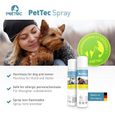 3x PetTec Recharge Spray Citronnelle, Anti-Aboiement pour Chien, 75ml, Anti Allergie et écologique, à Utiliser avec Un Collier-1
