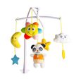 Mobile musical pour lit bébé Cloche de lit Rotatif Amovible jouet animaux -Panda-1