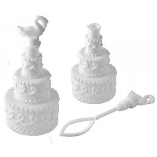 Bulles Savon Mariage Forme Gateau Pour Sortie D Eglise Boite De 24