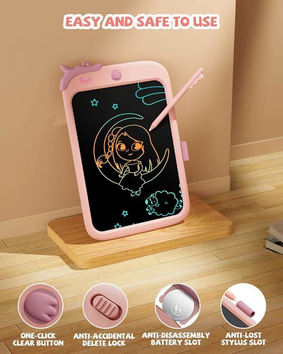 2 Lot Tablette D'Écriture Lcd Pour Enfants,10 Pouces Tablette Dessin De 2 Lot Tablette D'Écriture Lcd Pour Enfants,10 Pouces Tablette Dessin De