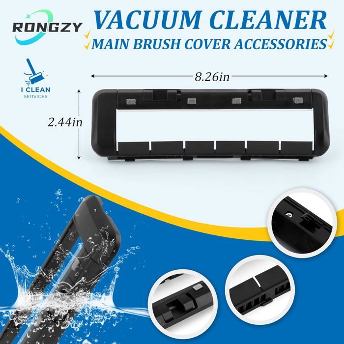 2 Spazzole Principali Di Ricambio Per Dreame X40 Ultra, X40 Master, L40 Ultra, D10 Plus Gen 2, D20 Ultra, L10s Ultra – Rolli In Gomma Antigroviglio