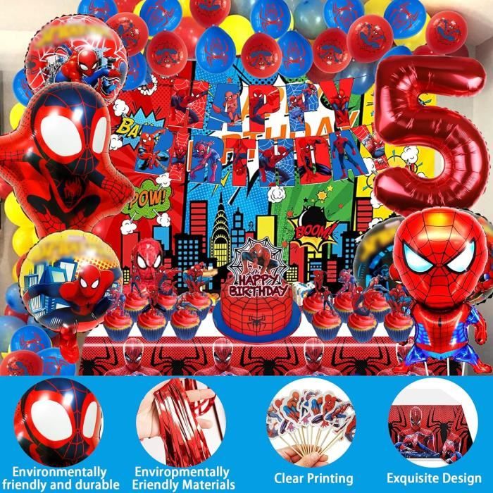 Décoration anniversaire Spider-Man