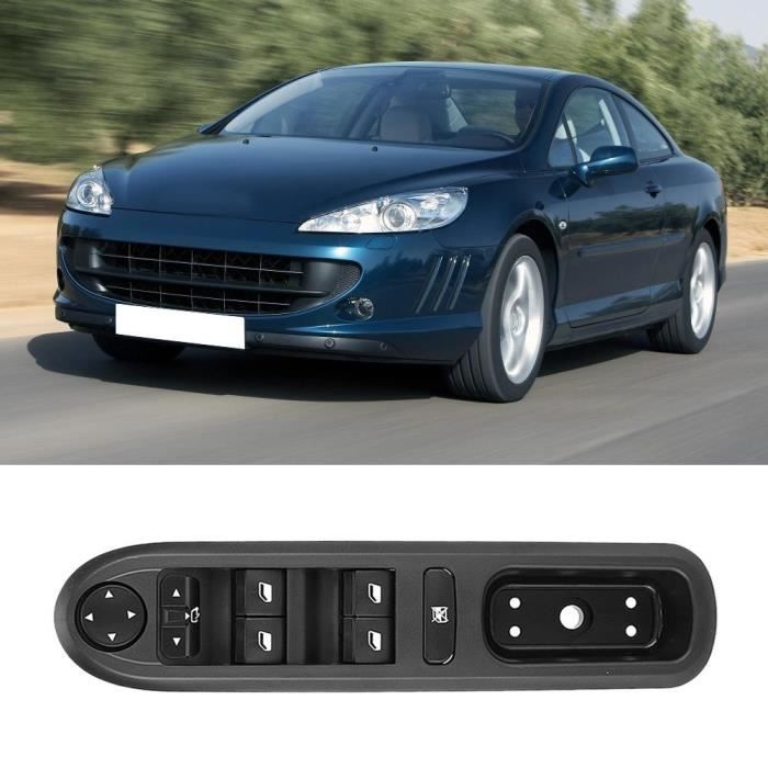 Interrupteur De Vitre électrique ZEALfix - Compatible Peugeot 407 6D/6C/6E (2004-2014) - Remplacement Direct OEM 6554.ER