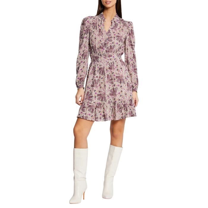 Robe courte Morgan violet Violette Cdiscount Pret a Porter