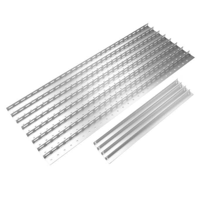 nutmanel Lot de 2 supports de montage pour panneau solaire, kit de montage de panneau solaire en aluminium réglables de 30 à 35 mm, avec écrous et vis, pour camping-car, bateau, caravane nutmanel Lot de 2 supports de montage pour panneau solaire, kit de montage de panneau solaire en aluminium réglables de 30 à 35 mm, avec écrous et vis, pour camping-car, bateau, caravane