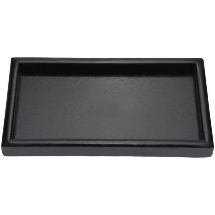 2 Plateaux De Pesée Carrés En Plastique Noir - Pour Balance De Précision, Cuisine, Laboratoire - Neufs
