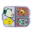 Boîte à Repas | Pokemon | 3 Compartiments Séparés | Boîte Collation-2