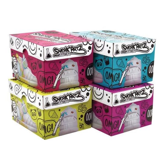 Sneak Artz Shoebox 1 Basket A Customiser Accessoires Modele Aleatoire Cdiscount Jeux Jouets