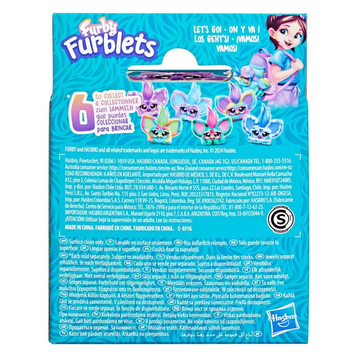 Furby DJ Furblets Rain-Bow-Kat, Mini peluche électronique, jouet pour enfant, 45 sons et musiques, dès 6 ans - Jeux - Jouets Furby DJ Furblets Rain-Bow-Kat, Mini peluche électronique, jouet pour enfant, 45 sons et musiques, dès 6 ans - Jeux - Jouets