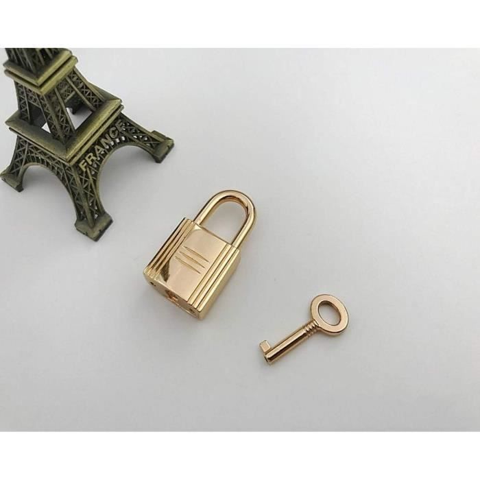 Petit cadenas en acier solide avec 2 clés, 5 pièces, petit cadenas