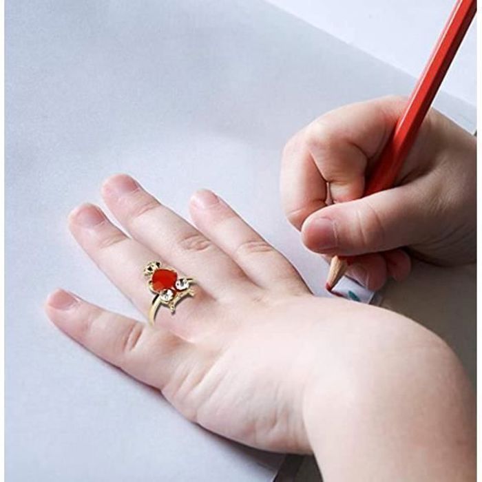 36pcs Bagues Enfants Fille Reglables Anneau Ensemble pour Petite Fille Princesse Bijoux Pretend Play Dress up Rings Cadeau Fille Cdiscount Beaux Arts et Loisirs creatifs
