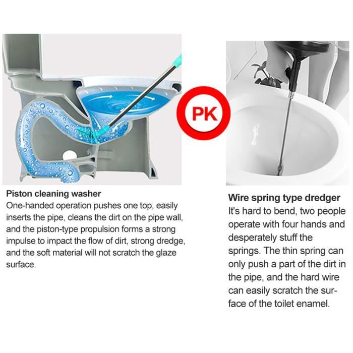 Piston de Toilette pour Salle de Bain créative Piston de Toilette au Design  Moderne et Compact : : Cuisine et Maison