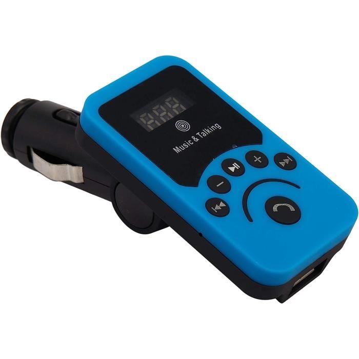 Nouvelle Mini Voiture Mp3 Bluetooth Mains Voiture Kit Transmetteur Fm Avec  Telecommande, 3.1A Usb Chargeur Avec Smartphone(Bl[H587] - Cdiscount Auto