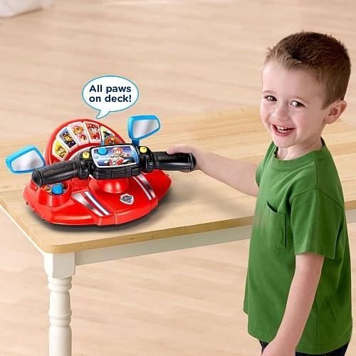 VTech Pat' Patrouille Mission Pilote 2 En 1 - Simulateur De Conduite Avec Volant, Pour Enfants 3-7 Ans