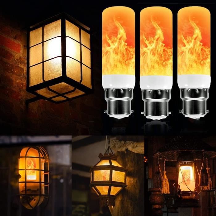 Lot De 5 Ampoules LED Forme Bougie B22 7W - 900 Lumens, Blanc Chaud 230V, Marque Ledmaxx, Neuf
