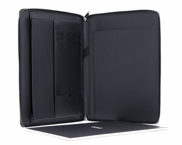 HUGO BOSS Cartable Monogram Conference Folder L Noir pour femme et ...