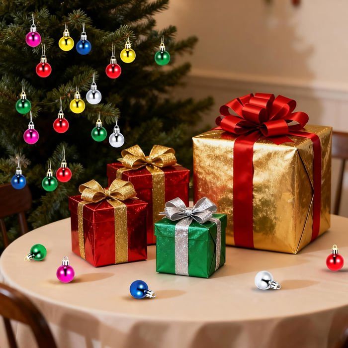 Pack 5 Boules Noël 10 Cm Boule Geante Sapin Christmas Concepts® Pack De
