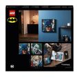 LEGO® 31205 ART La Collection Batman De Jim Lee, Avec le Joker ou Harley Quinn, Décoration Murale Pour Adulte, Idée de Cadeau-5