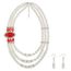 Natural Shell Pearl Multi-couche Collier Mariage accompagné de femmes de culture