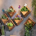 Get Wallpaper Neufu Etagere Murale En Bois Marron Decor Patio Jardin Exterieur Desktop Wallpaper