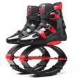 Chaussures de saut Chaussures Bounce Kangourous bottes rebondissant Noir + Rouge 42-44 (XXL) Kangaroos Jumping Bounce Shoes-0