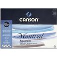 Canson Montval - Papier aquarelle A3 29,7 x 42 cm 12 feuilles Blanc naturel-0
