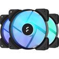 Ventilateur PC - FRACTAL DESIGN - Aspect 12 RGB Black Frame 3-pack ( FD-F-AS1-1206 )-0