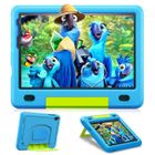 FIRMAST Tablette Tactile 10 Pouces 6 Go RAM 128 Go ROM/1TB TF, Tablette Enfants Android 13 GMS, Contrôle Parental, Kid-Proof Étui-Blue