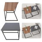 MULISOFT Ensemble de Tables Basses - Table d'appoint de Salon Modernes et Élégantes de Forme Carrée - support renforcé