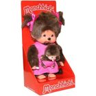 Poupée - MONCHHICHI - Maman et Bébé Rose - 20cm - Convient aux enfants à partir de 3 ans - Intérieur