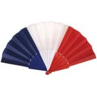 Eventail France tricolore - PTIT CLOWN - REF/18120 - Plastique et papier - Extérieur