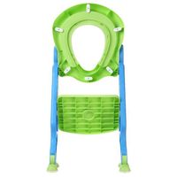 Réducteur de WC Siège de Toilette anti-dérapant Pour Bébés enfants avec Lunette de Toilette Confortable Bleu et Vert