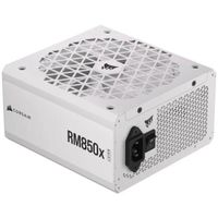 CORSAIR - Bloc d'alimentation - RM850x Shift White Cybenetics - ATX entièrement modulaire - Certifié Gold 80 Plus - 850 watts