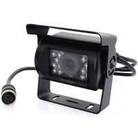 TD® Caméra de Recul stationnement Fiche à 4 broches pour voiture camion Noir - Radar noir recul prise 4 broches pour voiture