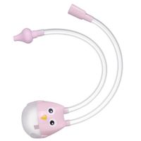 VGEBY aspirateur nasal manuel pour nourrissons Aspirateur Nasal manuel pour bébé en forme de hibou, forte puericulture set Rose