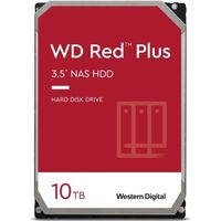WD Red™ Plus - Disque dur Interne NAS - 10To - 7200 tr/min - 3.5" (WD101EFBX)