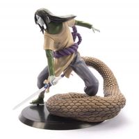 Orochimaru avec Statue de jouet de collection de figurines d’action de serpent Figurines Naruto Modèles Collection Décoration Cade